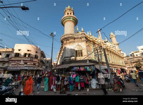 Jamnagar Gujarat India December 2018 A Tall Minaret Of The Ancient
