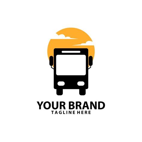 Premium Vector City Shuttle Bus Transportation Logo Desain Vector