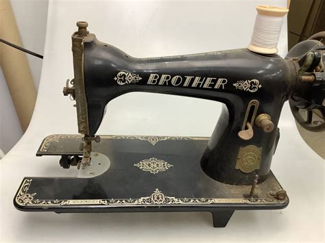 M128 Brother Ta1 B618 Sewing Machine ブラザー 職業用ミシン 手動 黒みしん ヘッドのみ 足踏み黒ミシン