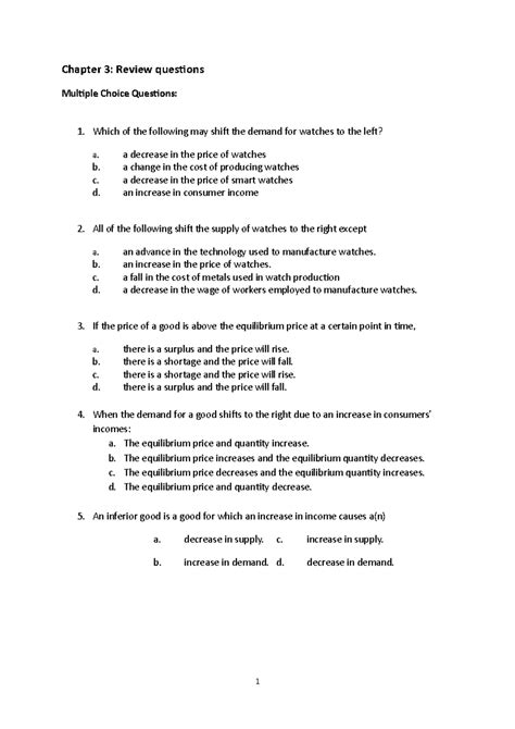 Chapter 3 Review Questions - Chapter 3: Review questions Multiple