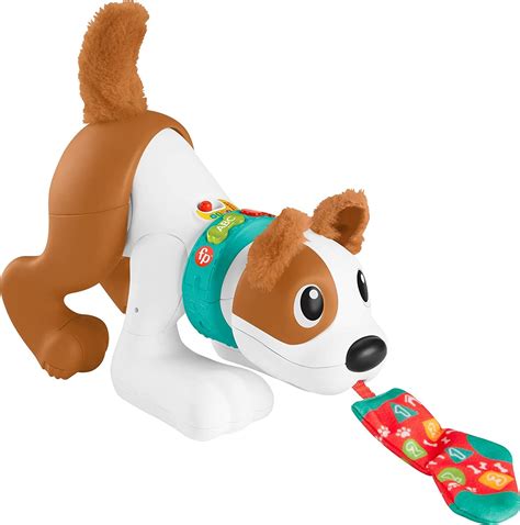 Интерактивный Веселый щенок Фишер Прайс Fisher-Price Crawl with Me ...