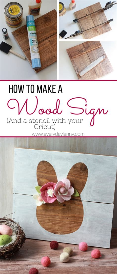 How To Make A Diy Wood Sign Everyday Jenny