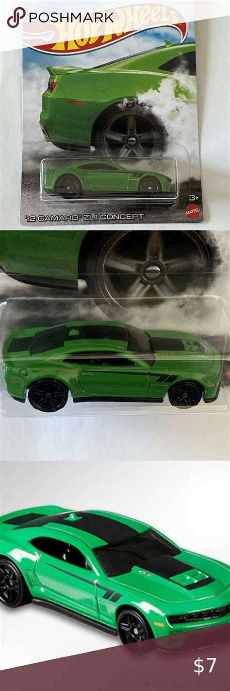 Hot Wheels Camaro Zl Concept Green Camaro Zl Camaro Hot Wheels