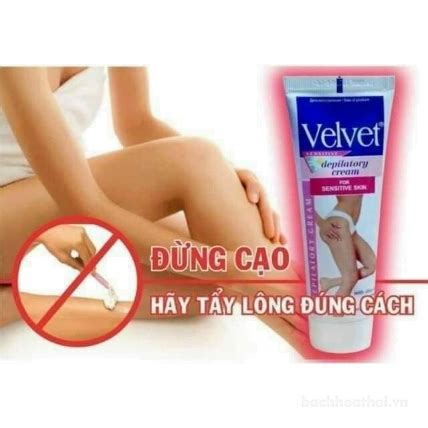 Kem tẩy lông Velvet Depilatory Cream Nga cho da nhạy cảm và vùng bikini