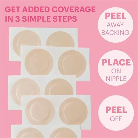 Booby Tape Nipple Covers Nude Pares Desechables Protección de Pezón Adhesivo