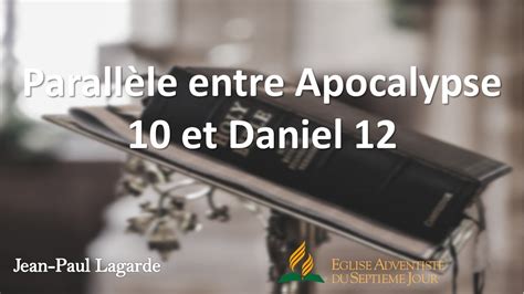 Parall Le Entre Apocalypse Et Daniel Jean Paul Lagarde