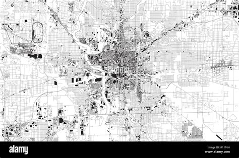 central indiana map  cities indiana  american canal society