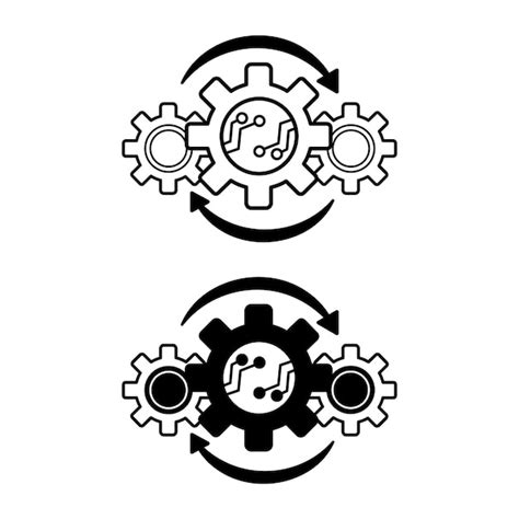 Premium Vector Automation Icons