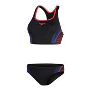 Speedo Placement Bikini F R Damen Schwarz Rot Sportshop Triathlon Dein Ausr Ster F R