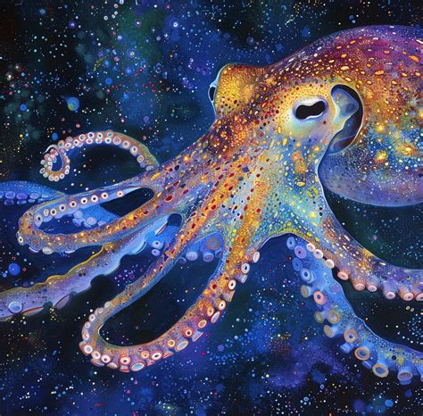 colorful squid art illustration  stock photo public domain pictures