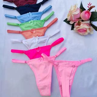 Kit Lingerie Calcinhas Cores Sortidas Paris Fio Duplo Sexy Regulagem Shopee Brasil