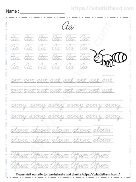 Tracing Cursive Letters Worksheets Alphabet Pdf Linguistics Languages