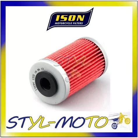 FILTRO ACEITE MOTOR Primario ISON 155 = Hiflo HF155 KTM 690 Enduro 2008 ...