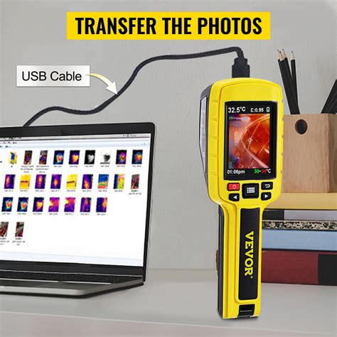 VEVOR Thermal Imaging Camera, 60x60 (3600 Pixels) IR Resolution