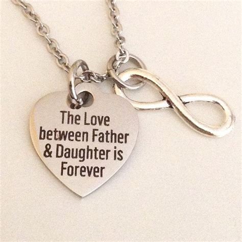 Father Daughter Necklace Daughter T From Father To
