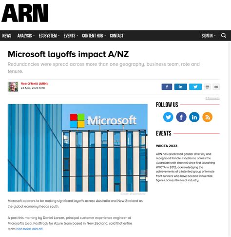 Press Report This Morning Microsoft Azure Layoffs Again Entire Team