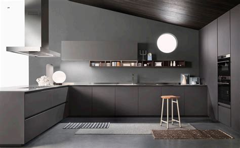 Кухни в серых тонах в современном стиле угловые (73 фото) - красивые ...