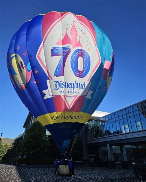 Disneylands 70th Celebration Reaches New Heights In Hot Air Balloon