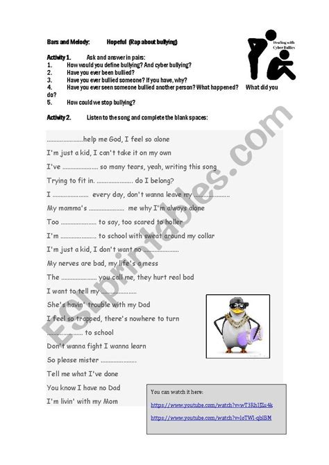 Writing A Rap Song Worksheet Writing Worksheets