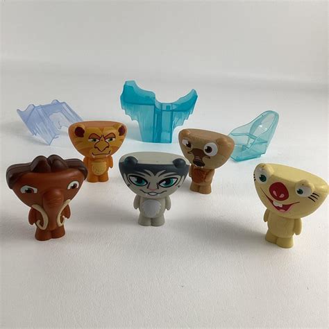 Ice Age Continental Drift Diego Sid Manny Mcdonalds Toy Figures Ice