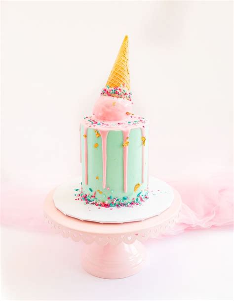 Ice Cream Cone Cake | Ice cream cone cake, Ice cream birthday cake, Ice ...