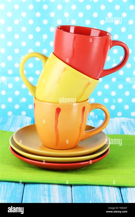 cups  bright background stock photo alamy