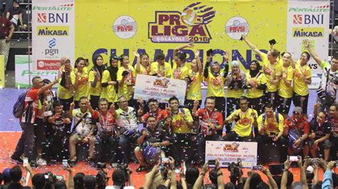 Juara Proliga Putri Jakarta Pertamina Diguyur Bonus Bola Liputan6