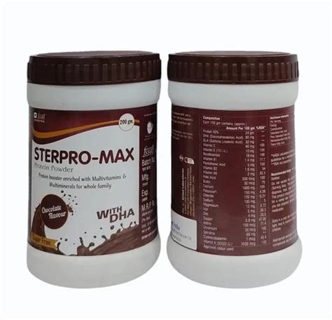 Chocolate Protein Powder With Dha Gm Packaging Size Gm At Rs