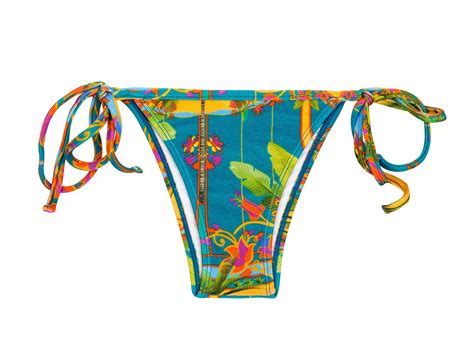 Bbs X Rio De Sol Colorful Printed Brazilian Bikini Bottom Bottom Cocos Tri Rio De Sol