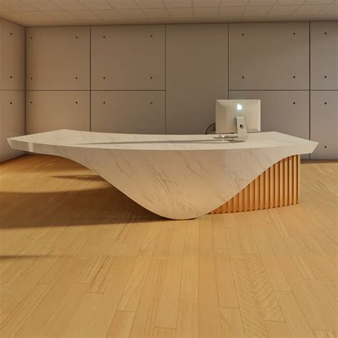 Reception Counter 3d Model By Alphagroup
