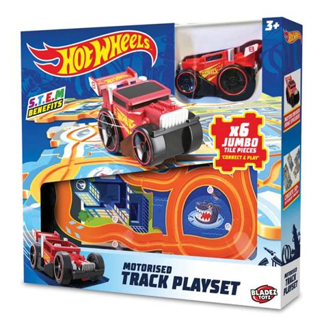 Hot Wheels Motorised Track Playset White Lemon