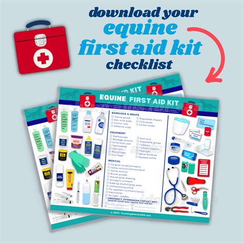 Equine First Aid Kit Pdf Download Teaching Aids For Eas