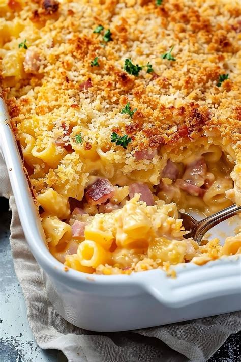 Old Fashioned Ham And Cheese Casserole Recipe In Leftovers