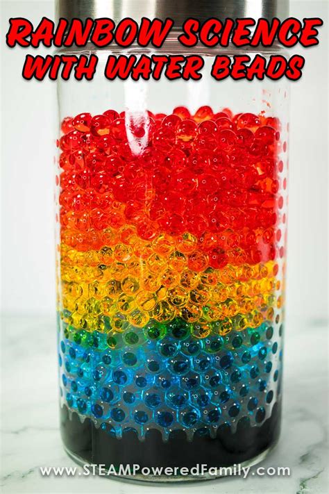 Rainbow Science with Water Beads