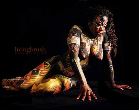 Tribal Bodypainting By Livingrbush Livingbrush Bodypainting