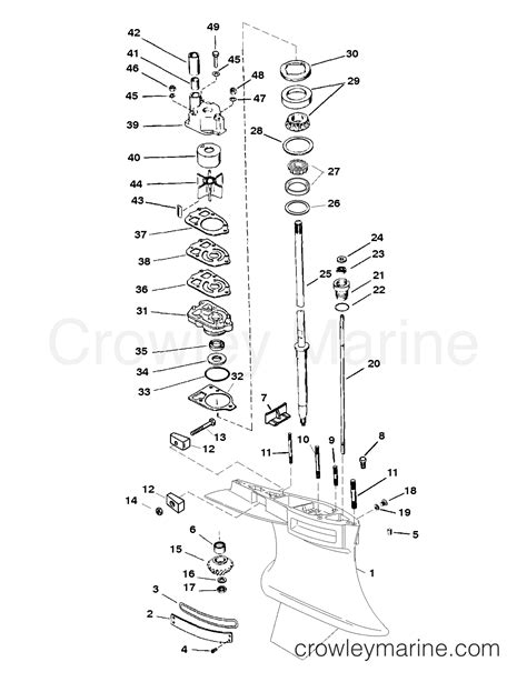 Gear Housing Driveshaft Standard Rotation Sportmaster Race