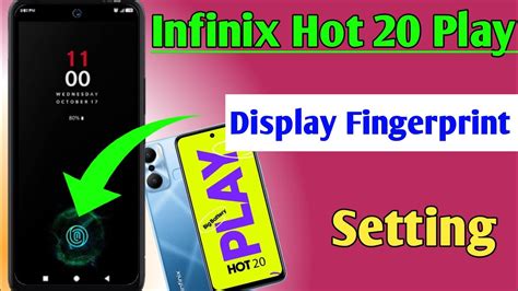 Infinix Hot Play In Display Fingerprint Setting Fingerprint Screen Lock Infinix Hot Play