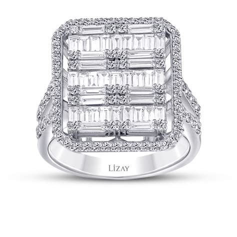 1 71 Carat Diamond Baguette Ring Lizay DR75467