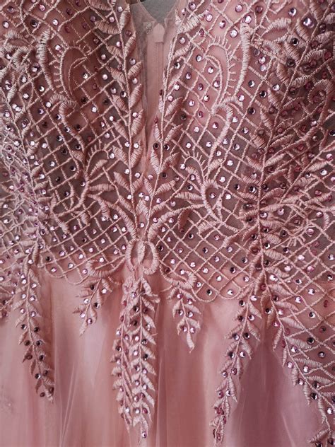 Vestido Rosa Nude De Tul Trebol Moda