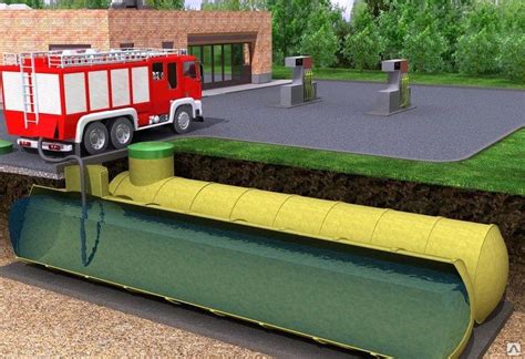 Пожарные резервуары - подземные пожарные резервуары для воды