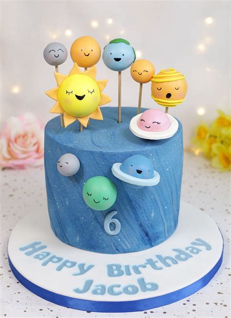 solar system cake ideas