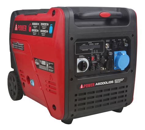 Двухтопливный инверторный генератор A-iPower A 6000 LiGS (газ/бензин) с ...