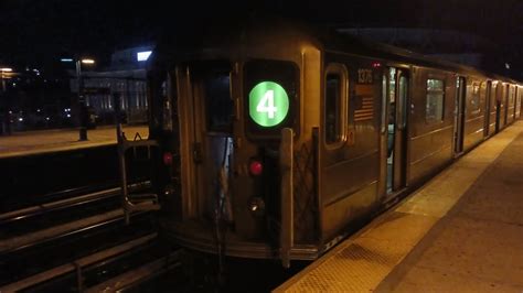 [rare] Mta Nyct R62 4 Train At 161st Street Yankee Stadium Ft Mtar44pre Goh31 9 4 2022