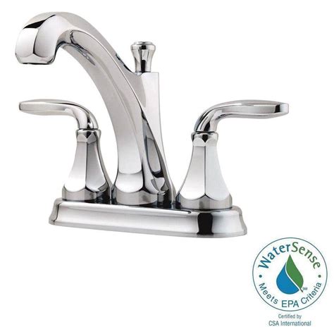 Pfister Designer 4 In Centerset 2 Handle Bathroom Faucet In Polished