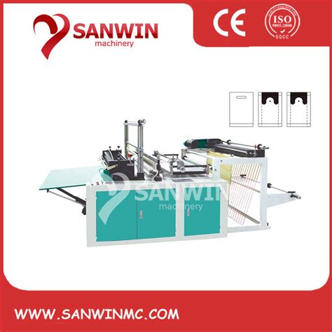 Hot Sealing Cold Cutting Plastic Bag Making Machine PE Bag Making