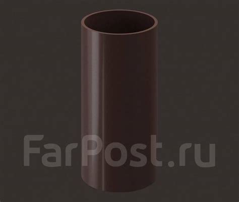 Труба водосточная ПВХ шоколад Дёке Docke LUX D100, в наличии. Цена: 1 ...