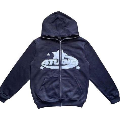 Y2K Retro Streetwear Star Zip up Hoodie - Etsy UK