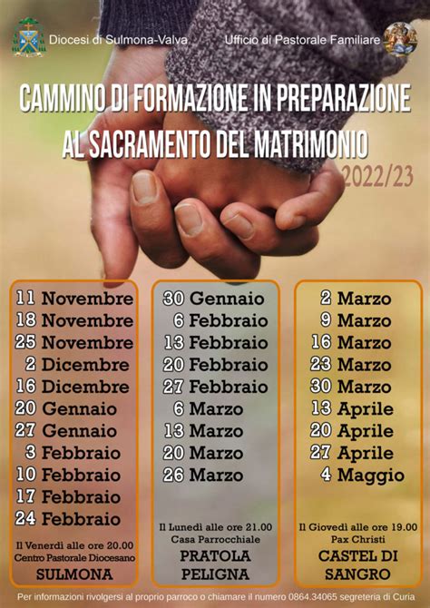 Cammino Di Formazione In Preparazione Al Sacramento Del Matrimonio 2022