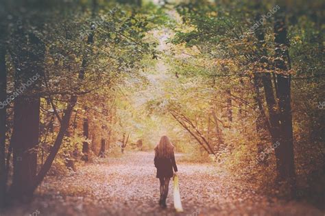 Little Girl Walking Alone