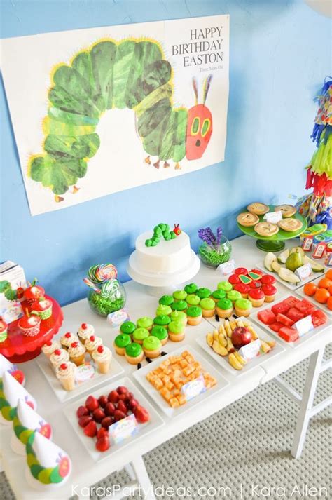 The Very Hungry Caterpillar 3rd Birthday Party - Kara's Party Ideas ...